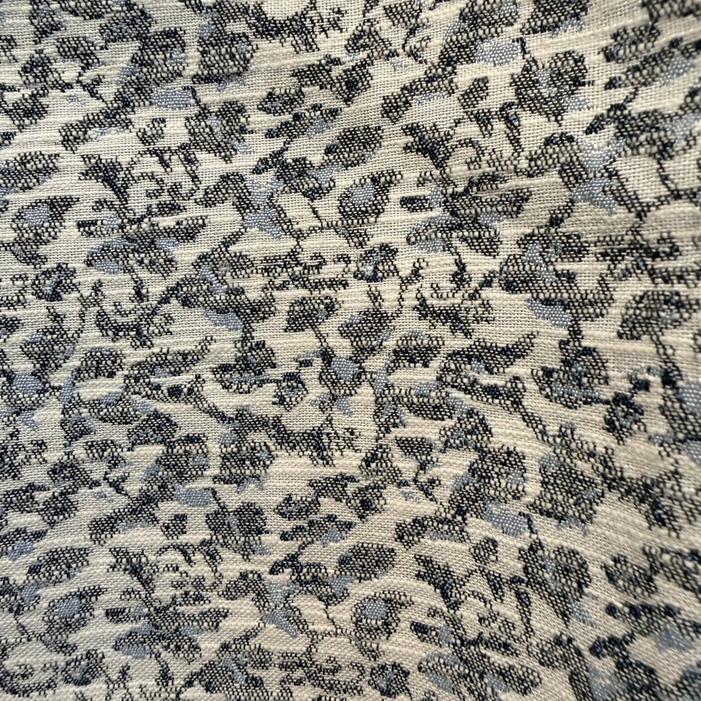LOFT Black and White Jacquard Lined Mini Skirt - Picture 2 of 7